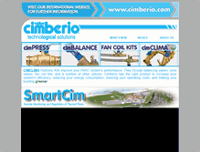 Tablet Screenshot of cimberiovalve.com